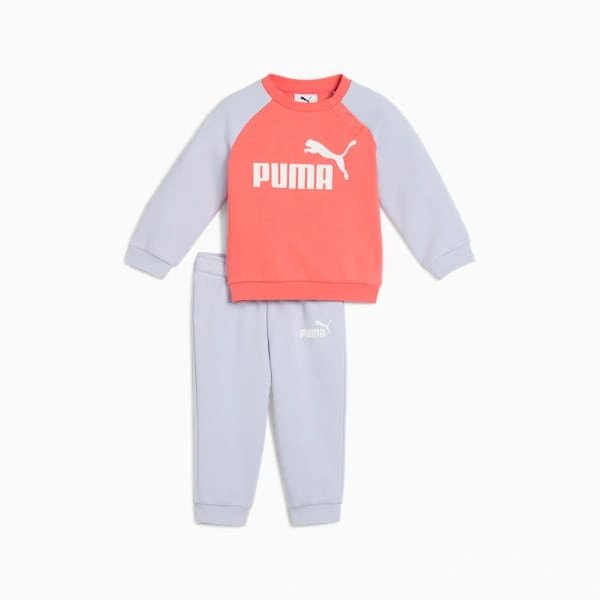 PUMA Minicats Essentials: Gøyale småtøysett for de minste! Raglan & bukse – Komfort møter stil.
